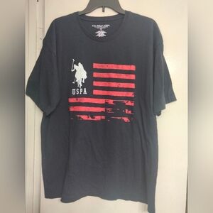 Men's U.S. Polo Assn. T shirt, In Navy Blue, size Large